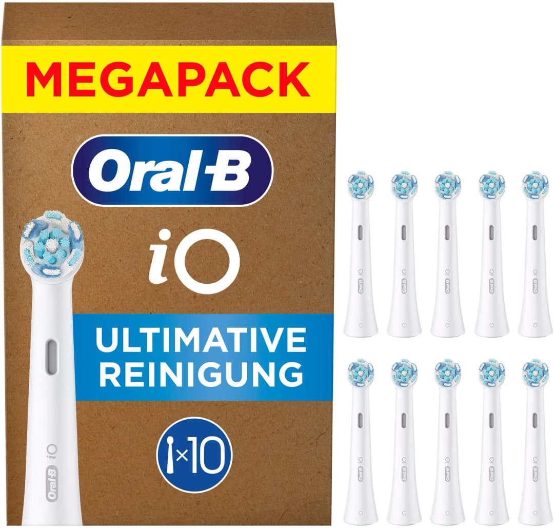 iO Ultimative Reinigung Aufsteckbürste weiß 10 St.