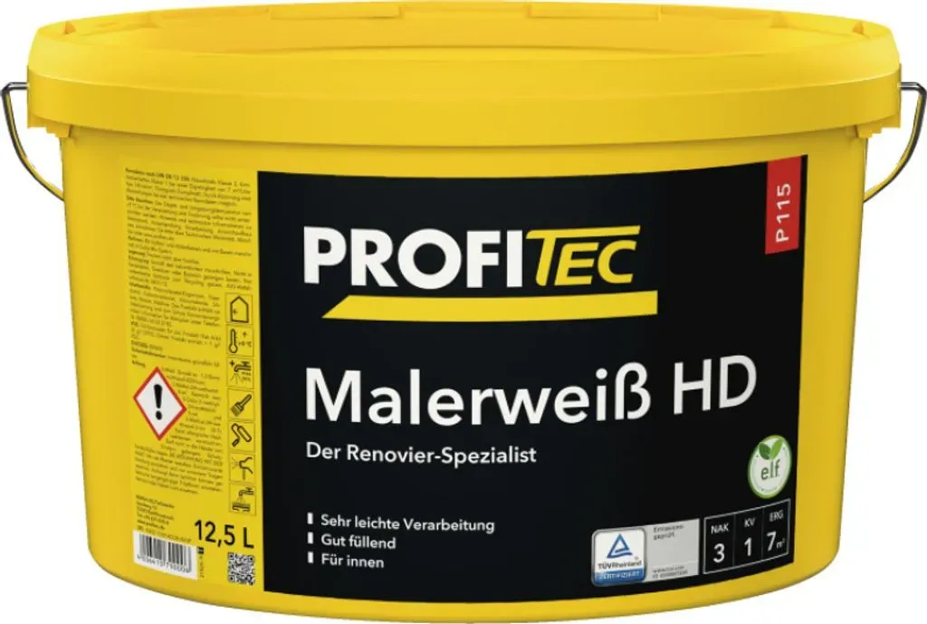 P115 Malerweiß HD 12,5 l
