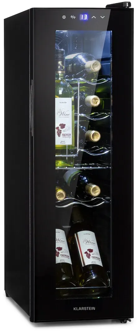 Shiraz 12 Slim Uno Weinkühlschrank 32l/12Fl.Touch 85 W 5-18 °C LED
