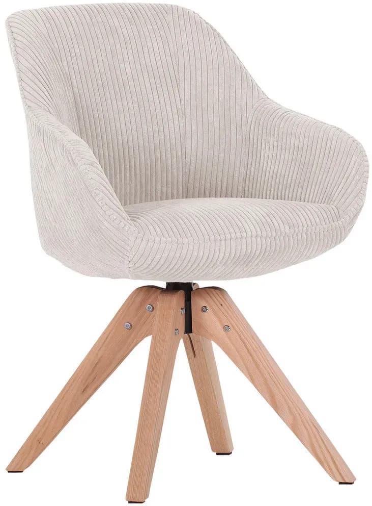 Drehsessel CHILL Textil 60 x 83 x 65 cm Beige drehbar