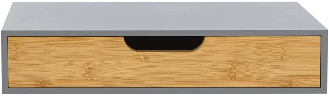Wandregal Bokn 40 x 24 x 8 cm Grau