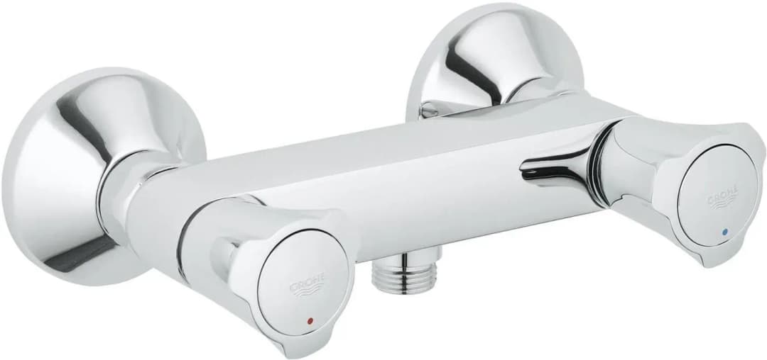 Costa Zweigriff-Brausebatterie Wandmontage Chrom 26330001