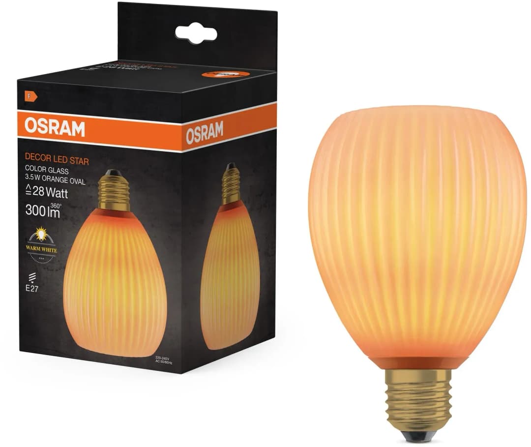 LED-Lampe 1906 3,5W E27 Orange 110 cm