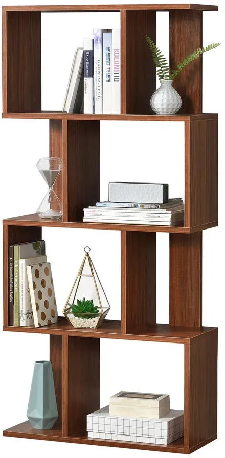 Bücherregal 60 x 24 x 130 cm Walnuss