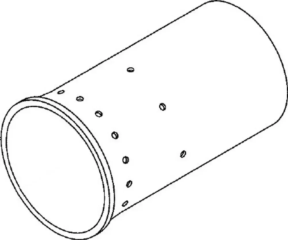 Brennerrohr D83/L224/5,7/5,4 SiC