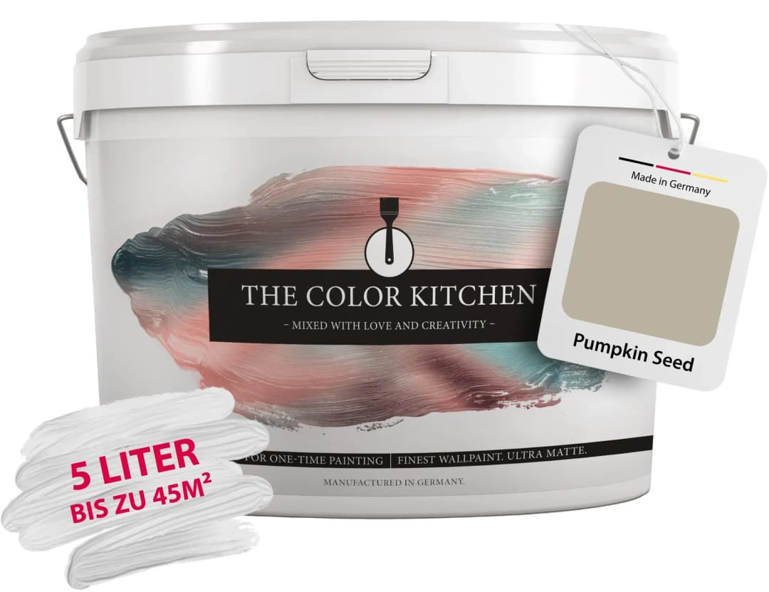 Wand- und Deckenfarbe The Color Kitchen Pumkin Seed Beige 5 l