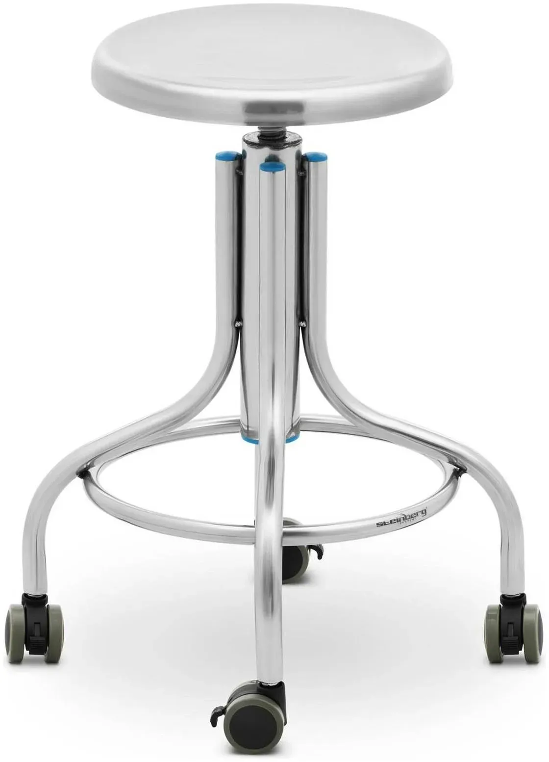 Laborhocker Edelstahl
