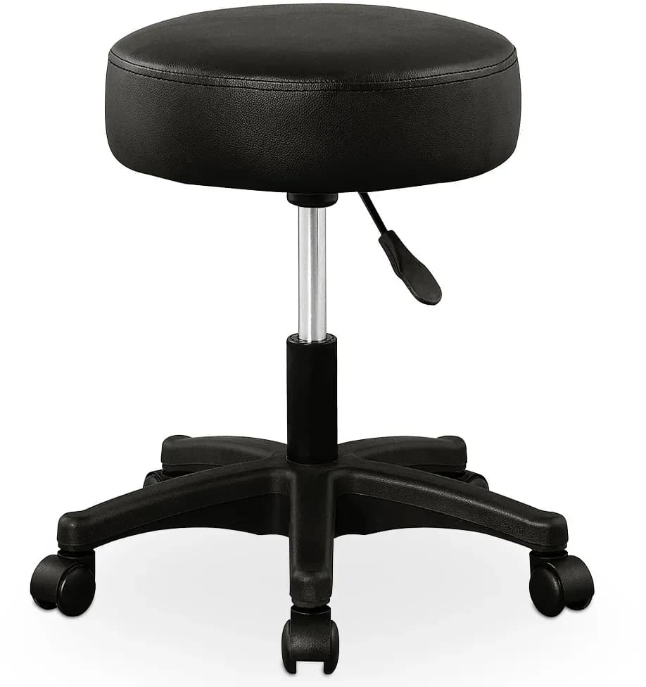 Rollhocker schwarz