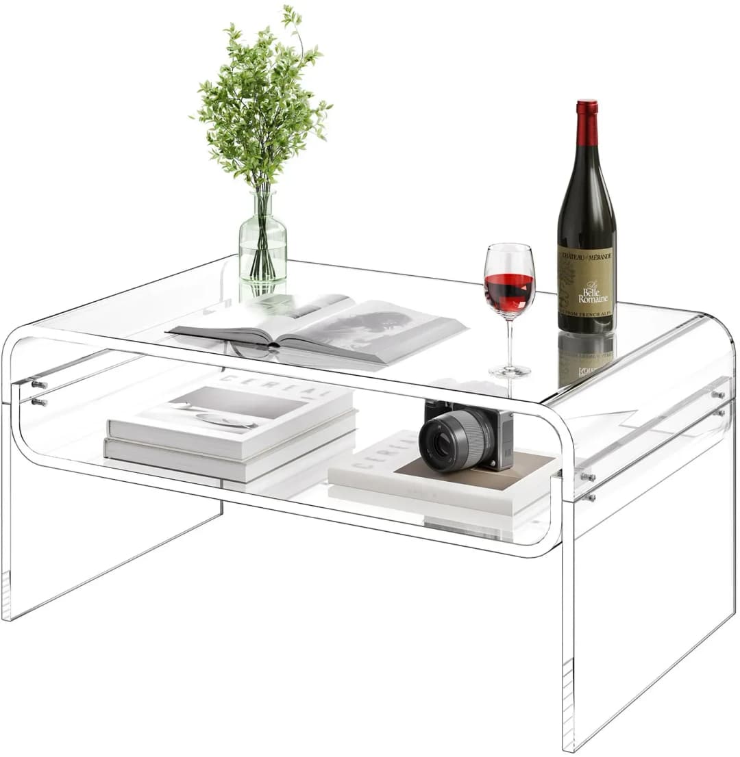 Couchtisch Transparent Acryl 50 x 80 x 38 cm