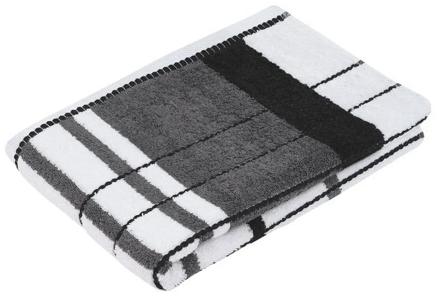 Berlin Handtuch 50 x 100 cm grau/schwarz