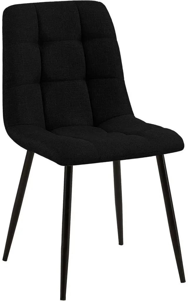 Esszimmerstuhl Tilde Polyester schwarz