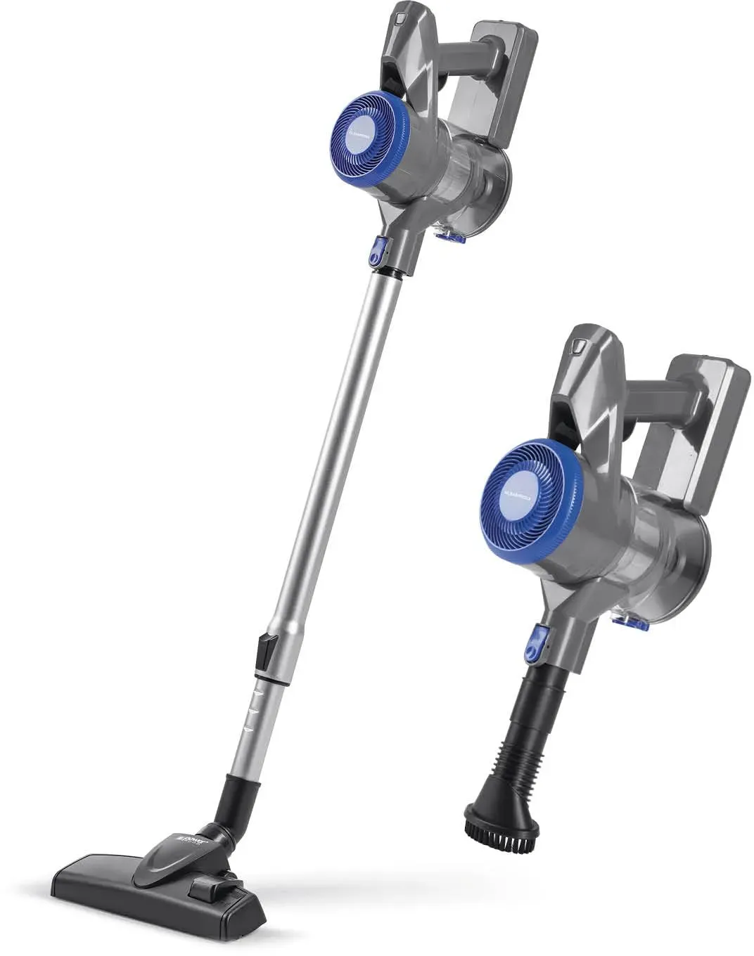 CLEANmaxx Akku-Hand- & Bodenstaubsauger anthrazit/blau