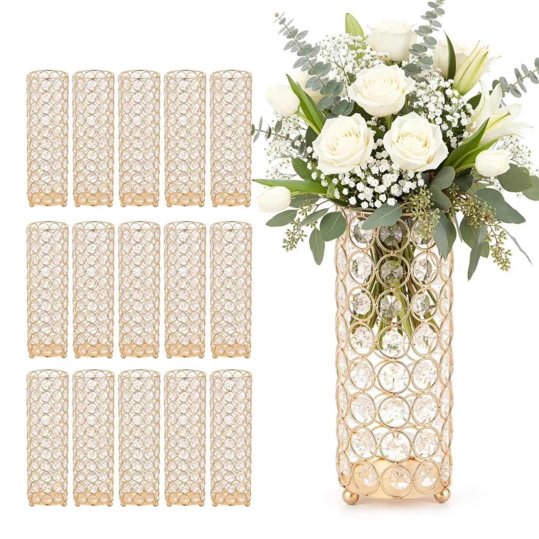Blumenvase Gold 26 cm