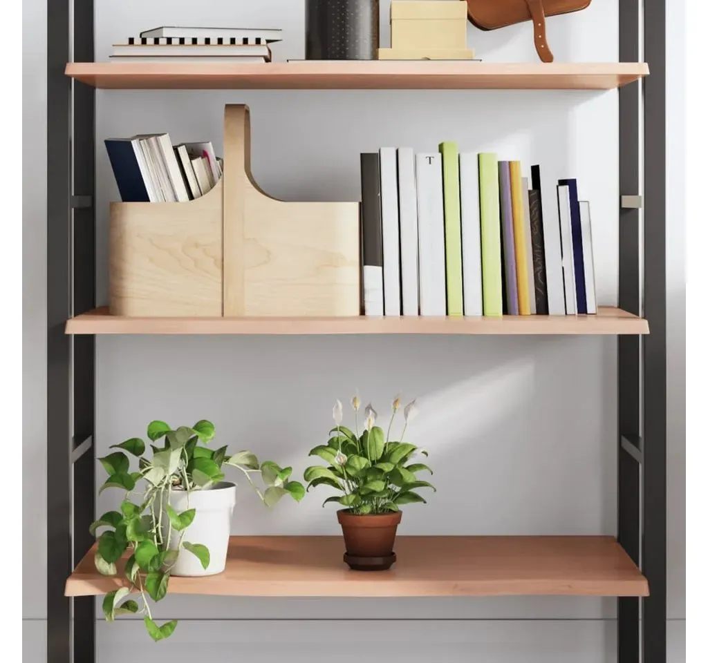 Wandregal 80 x 40 x 2 cm Hellbraun