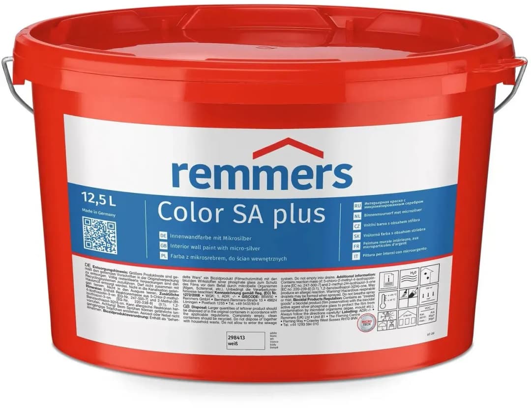 Wandfarbe weiß 12,5 l