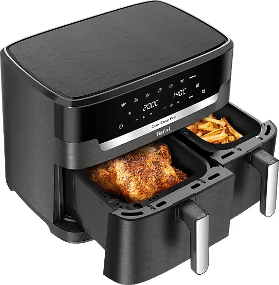 XXL Dual Easy Fry EY942H Grau