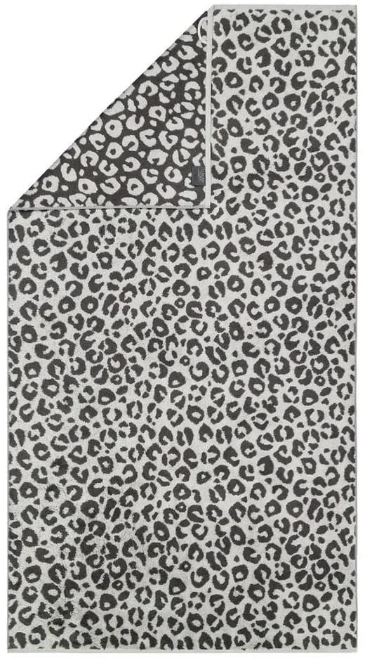 Two-Tone Leo Duschtuch 80 x 150 cm grau
