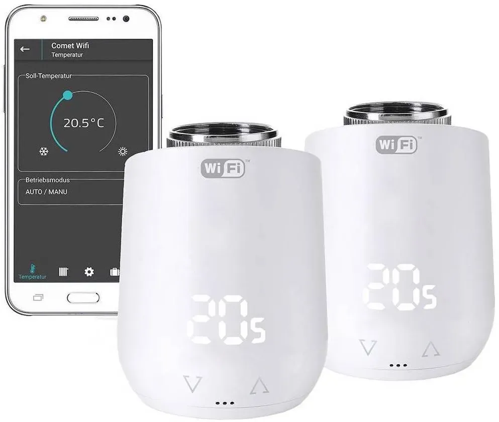 Comet WiFi Heizkörperthermostat 2er Set