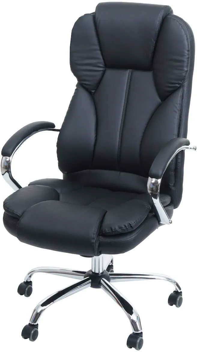 Kansas XXL Chefsessel Kunstleder Schwarz