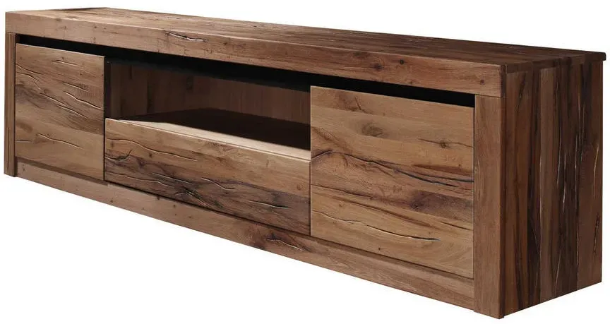 Montreux TV-Lowboard 202x42x55 cm Tabacco Brown Geölt Holz