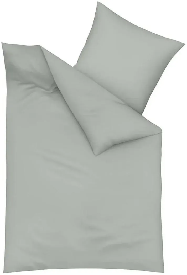 Uni Feinbiber grau 240 x 220 cm + 2 x 80 x 80 cm