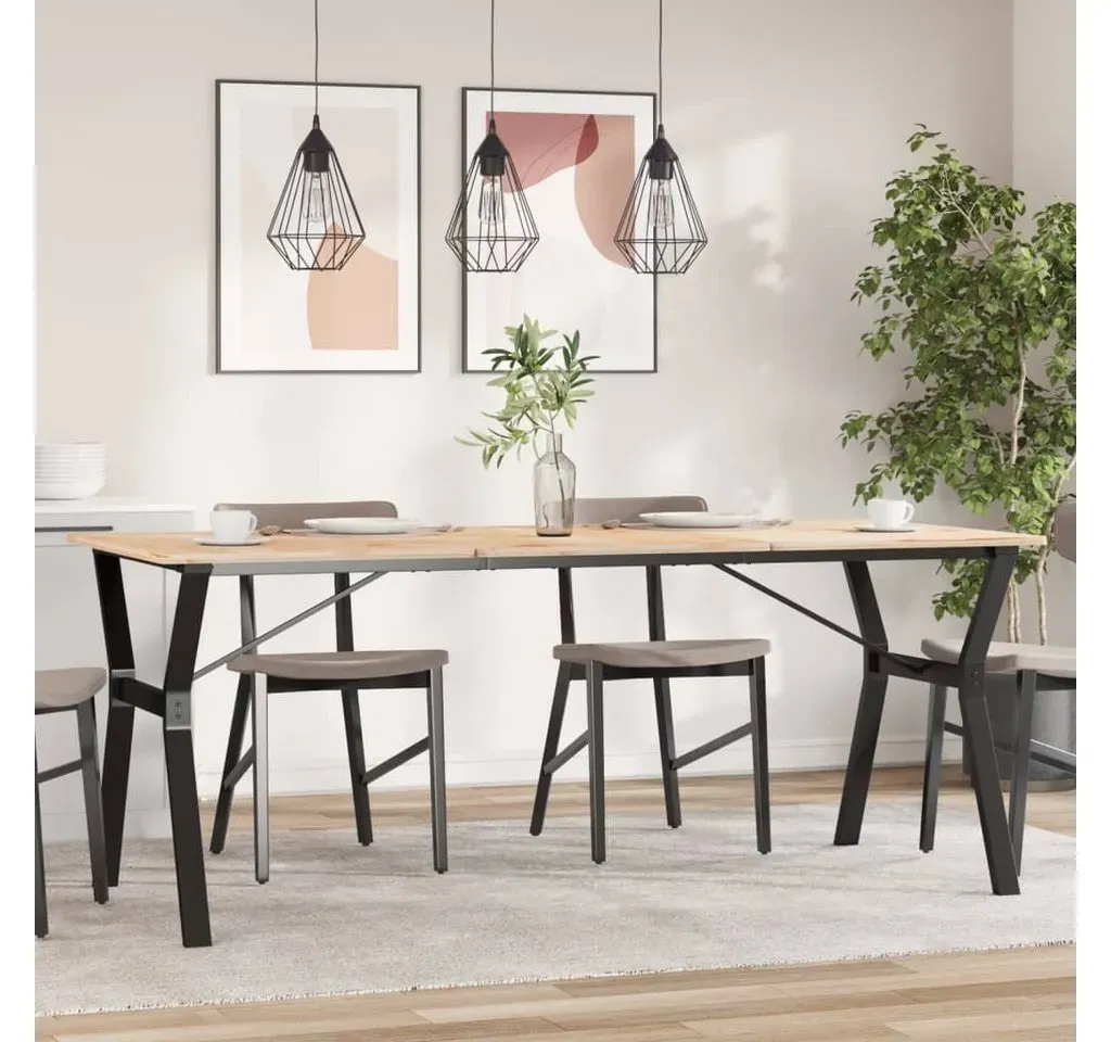 Esstisch-Gestell in Y-Form 180 x 73 x 80 cm schwarz