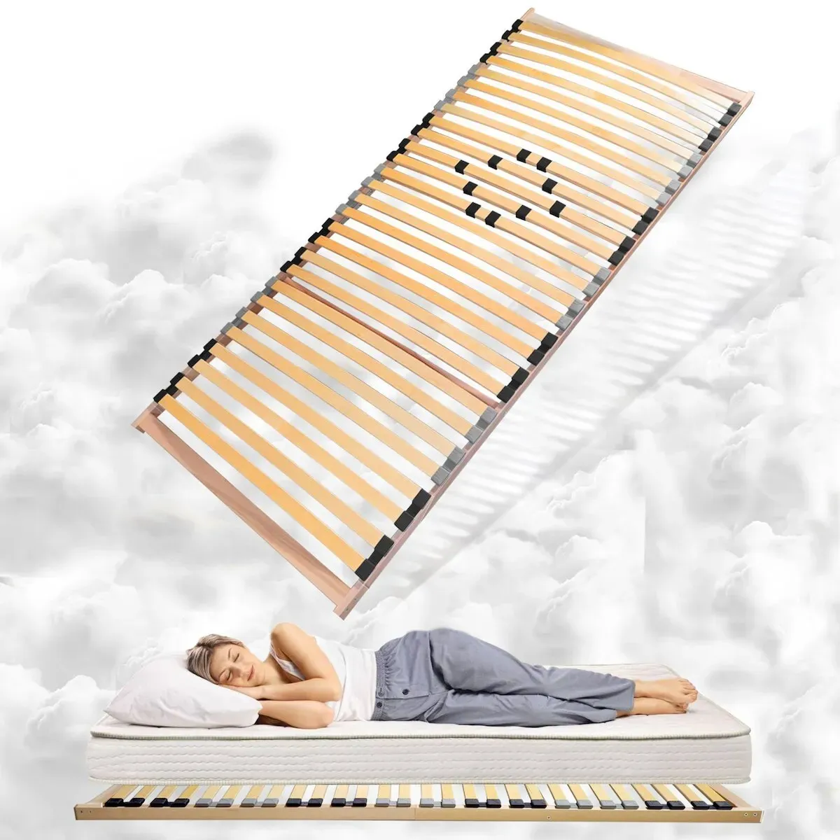 Lattenrost BASIC 140x220 cm Überlänge starr nicht verstellbar