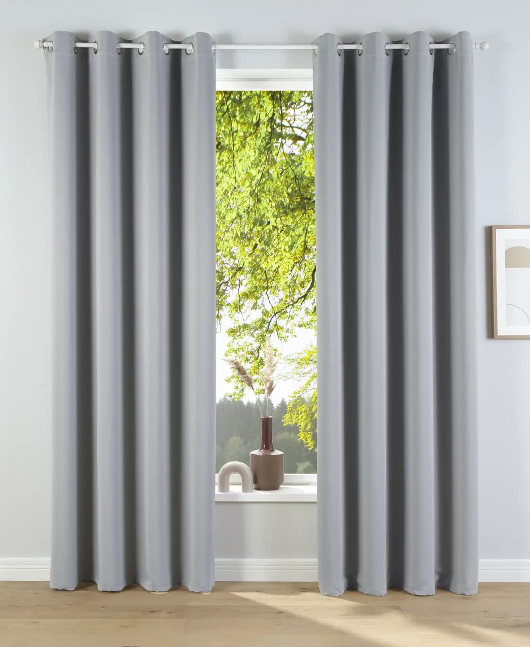 Solana Ösen 140 x 145 cm Grau 2 St.