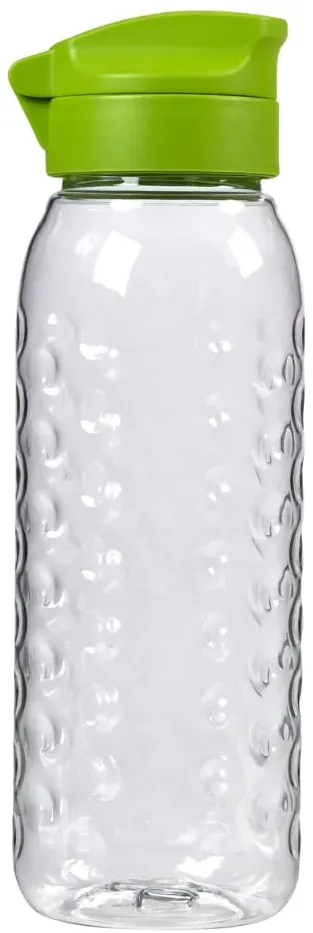 Flasche Smart To Go Transparent/Grün 0,45 l