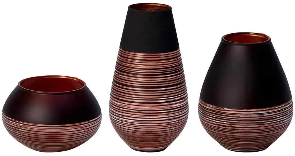 Deko-Set Manufacture Swirl 2 cm Schwarz