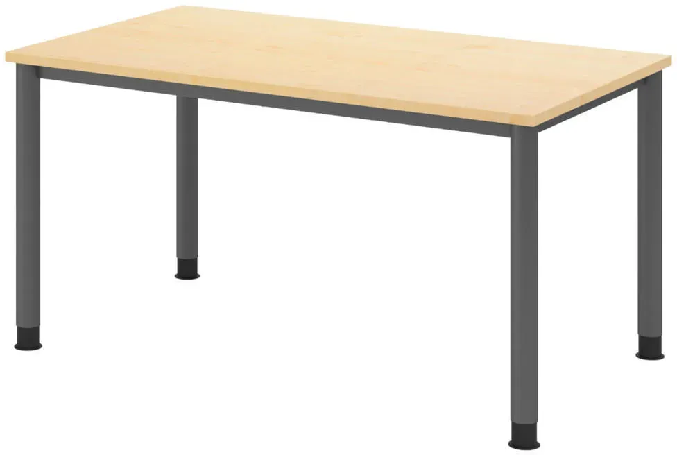 Schreibtisch Serie-H Ahorn braun