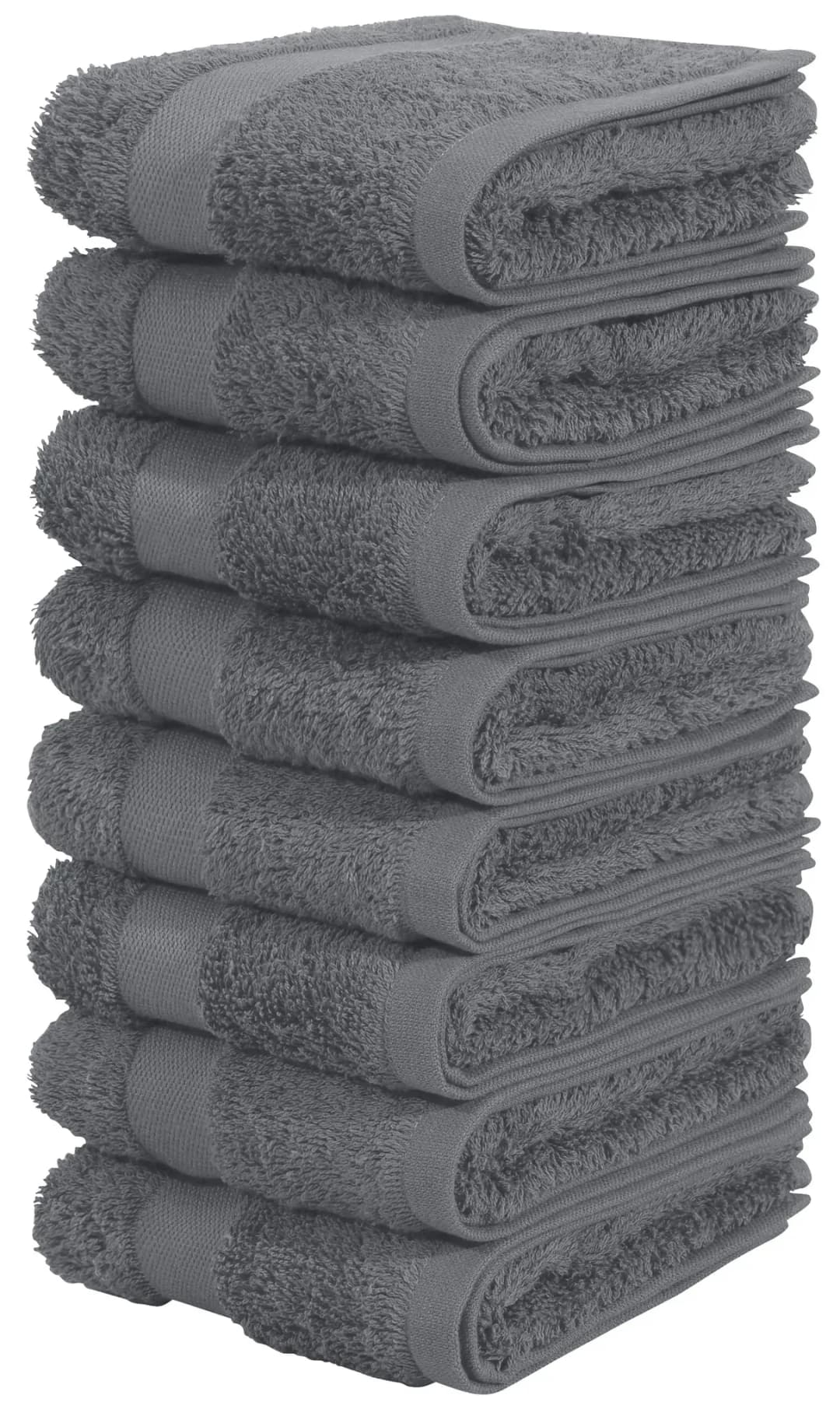 Vanessa Handtuchset 30 x 50 cm grau 8 St.