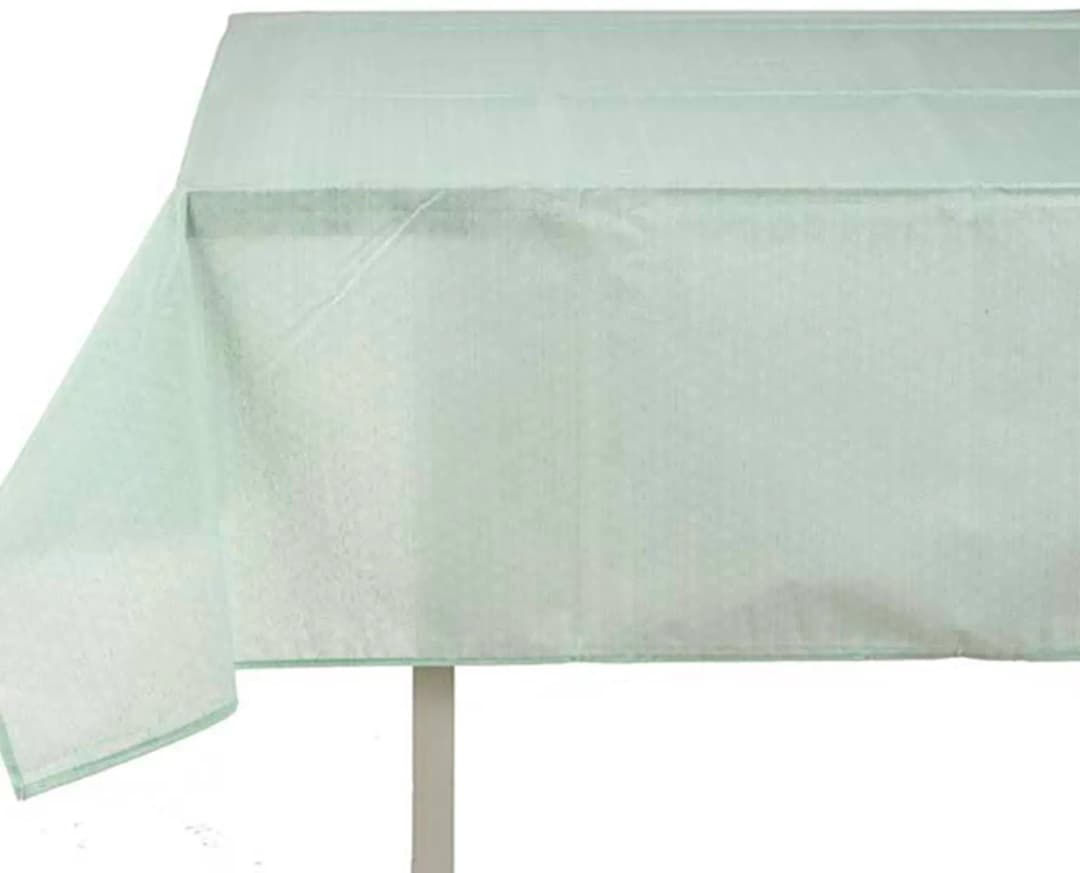 Tischdecke aus Leinen Kinvara 140 x 180 cm Grün