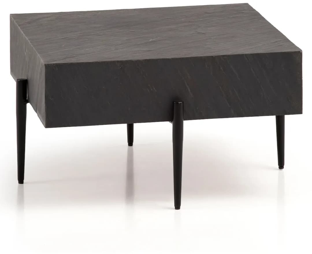 Couchtisch Anthrazit Steinoptik 64 x 64 x 35 cm
