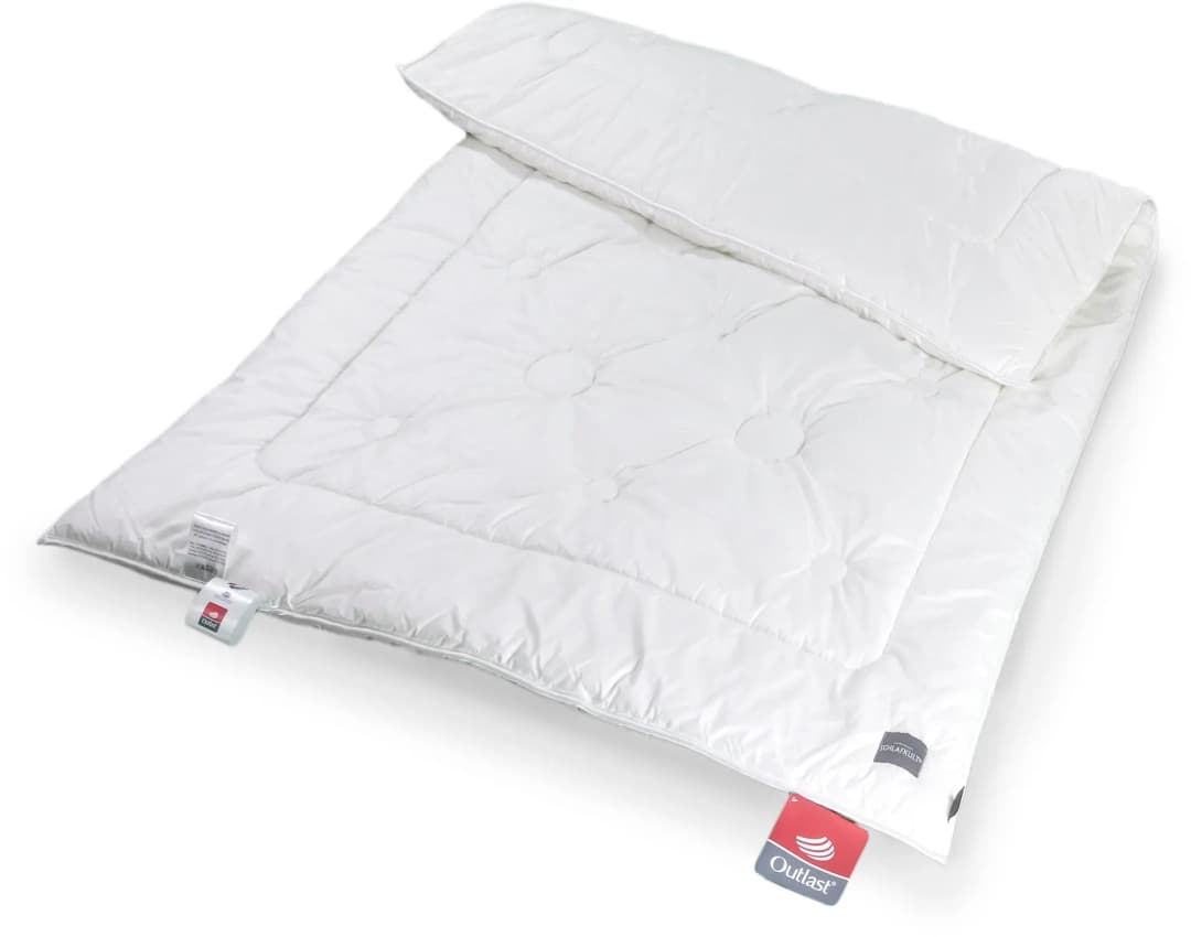 Kunstfaserbettdecke STENDEBACH "Climacozy Bettdecke, Allergiker geeignet (Hausstauballergiker)", weiß, B:135cm L:200cm, Bezug: 100% Baumwolle. Füllung: 100% Polyester, Bettdecken, Bettdecke in 135x200 oder 155x220 cm, für Sommer oder Winter