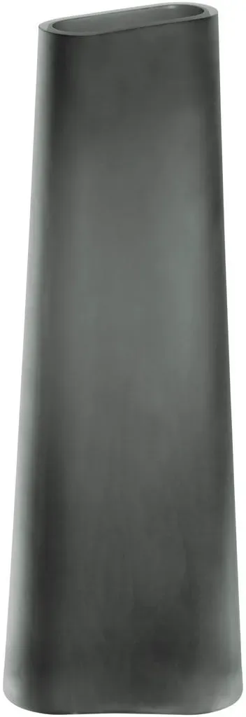 Vase Turno 35 cm Glas Grau S (Small)