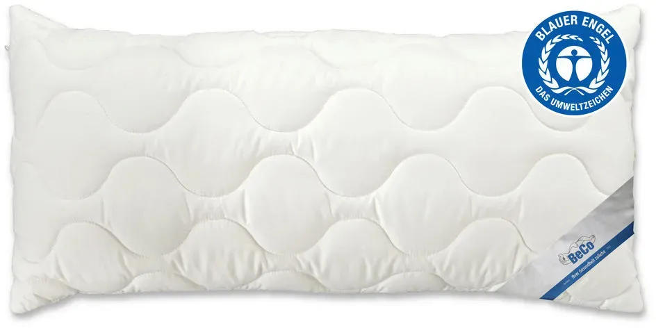 EcoWell Kopfkissen 80 x 40 cm Beige