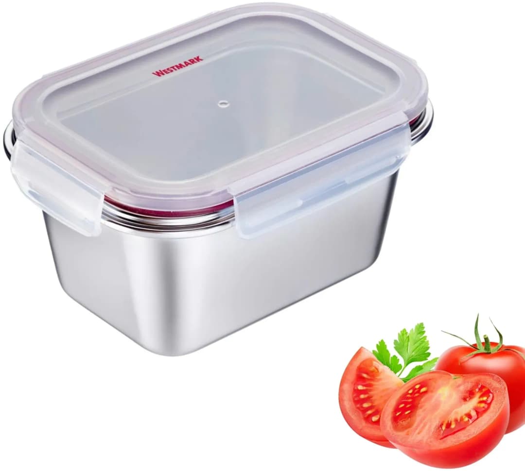 Frischhaltedose silber 13 x 9 x 17,7 cm 1,0 l