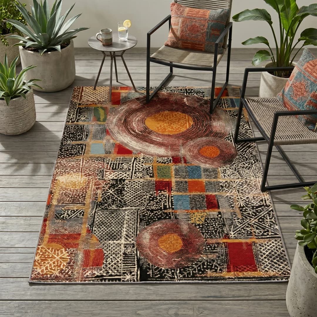 Outdoor-Africa 36 Outdoor-Teppich 300 x 400 cm Mehrfarbig