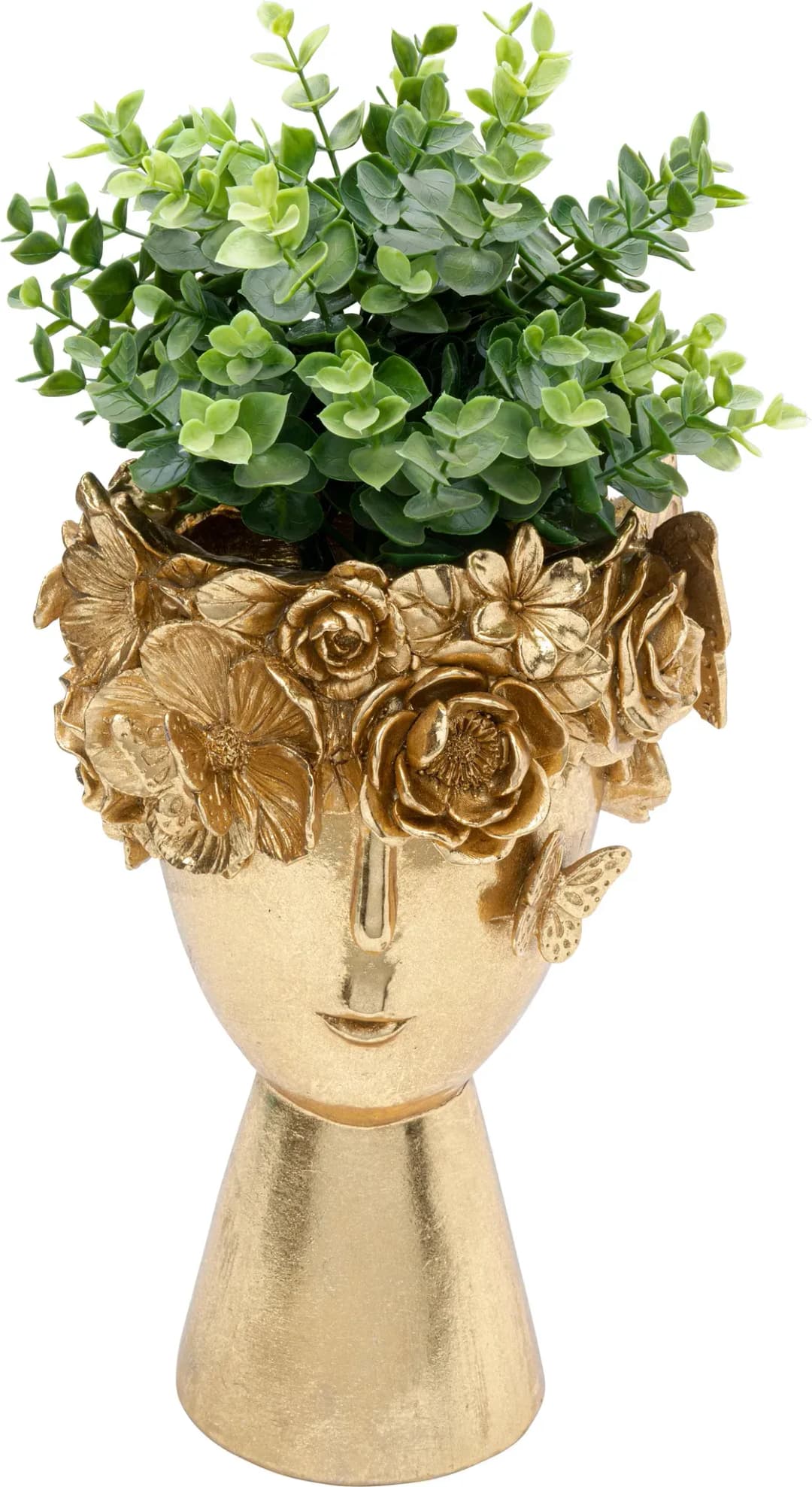 Deko Vase Flowercrown Gold 31 cm