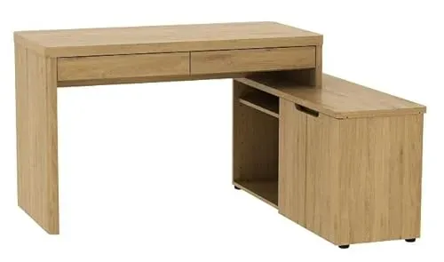 Eckschreibtisch Libre C 155 E Eiche / Braun