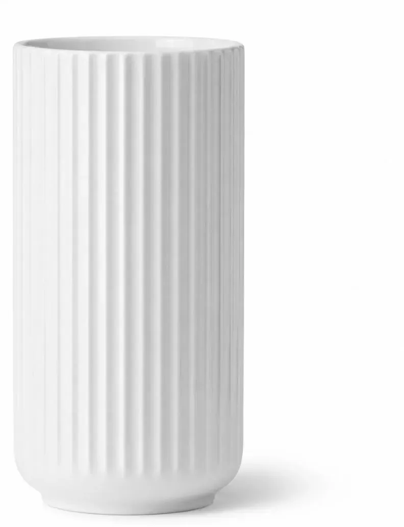 Lyngby-Vase 20 cm weiß