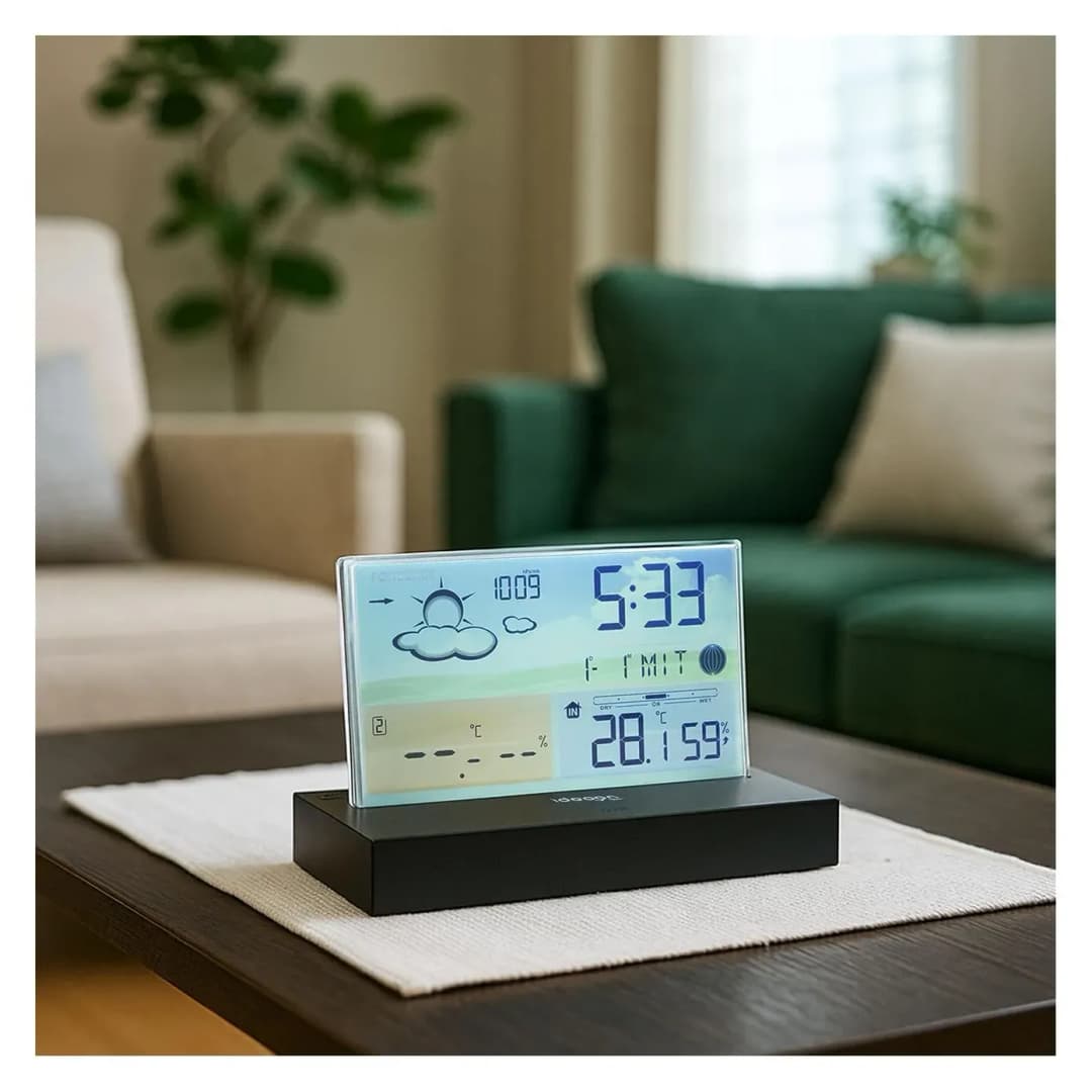 Moderne Funk-Wetterstation Mehrfarbig 35.1129.01