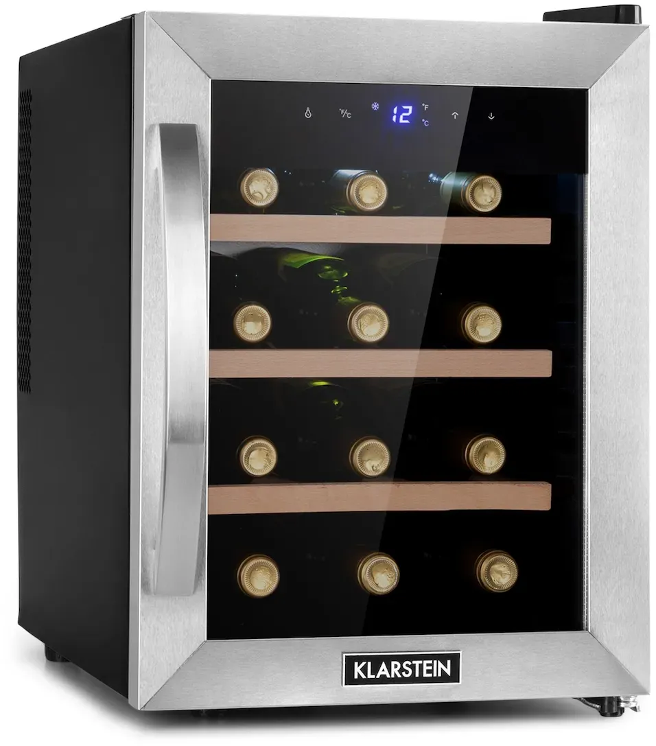 Reserva 12 Uno Weinkühlschrank 12 Flaschen 31 Liter Edelstahl