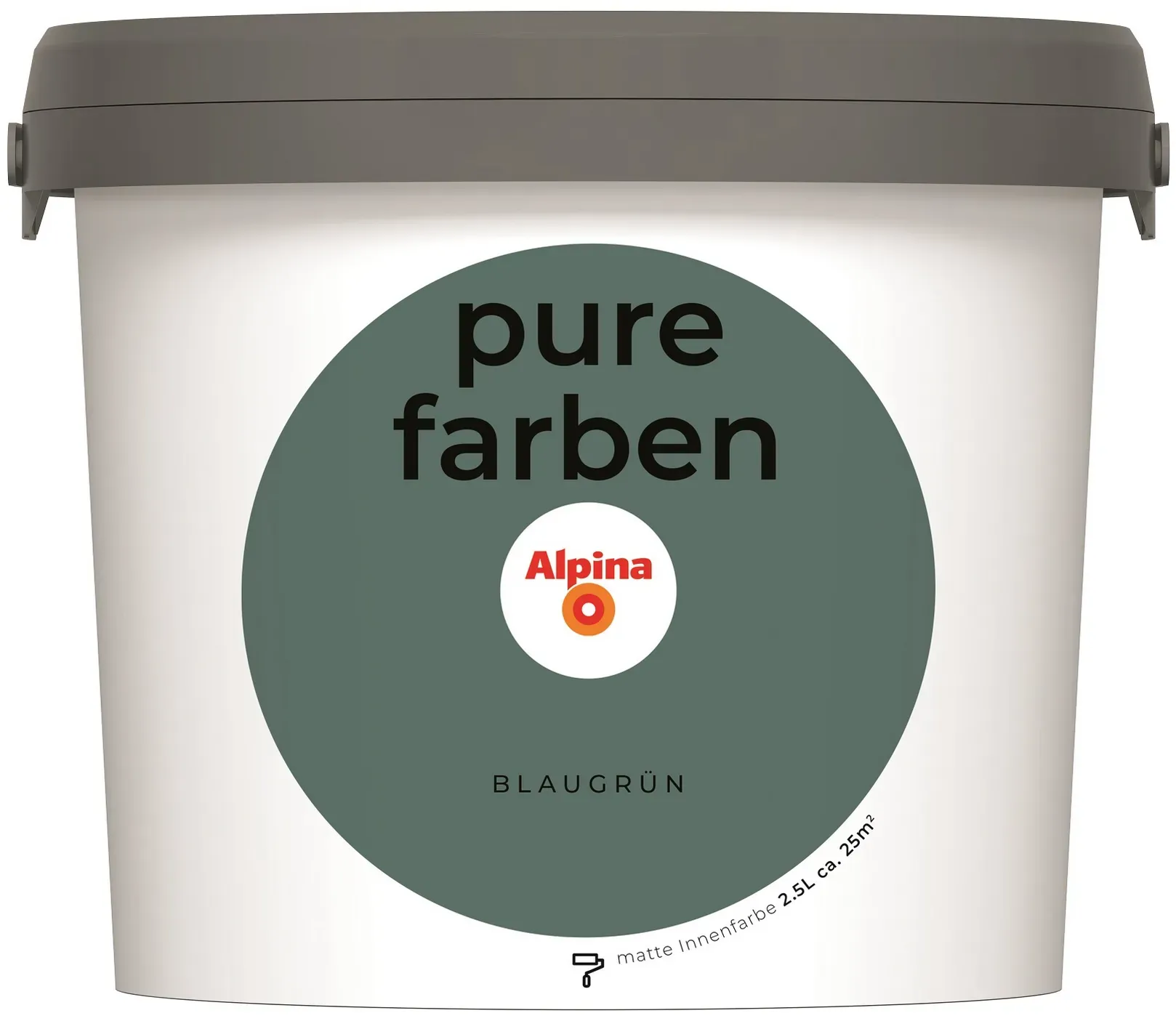 Wandfarbe Blaugrün 2,5 l