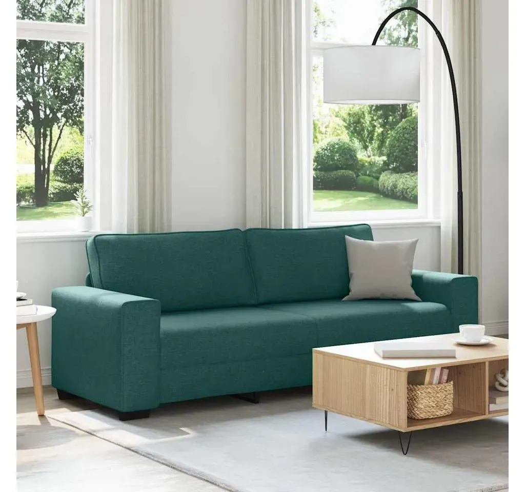 Couch Polyester 3-Sitzer Dunkelgrün
