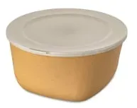 Frischhaltedose eckig beige 4 l