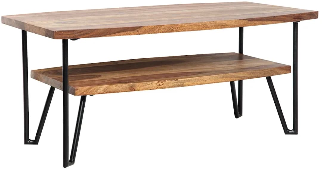 Couchtisch Braun Sheesham 90 x 50 x 40 cm