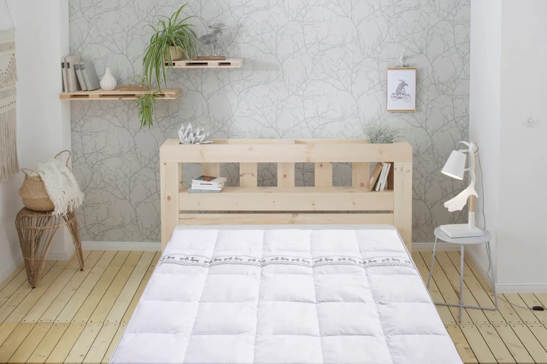 Daunenbettdecke OTTO HOME "Sorsele, Bettdecke 135x200 cm, 155x220 cm und weitere Größen", weiß, B:135cm L:200cm, Bezug: 100% Baumwolle. Füllung: 60% Entendaune, 40% Entenfeder, Bettdecken, Bettdecken, Sommer, Winter, 4 Jahreszeiten, Decke, Made in Germany