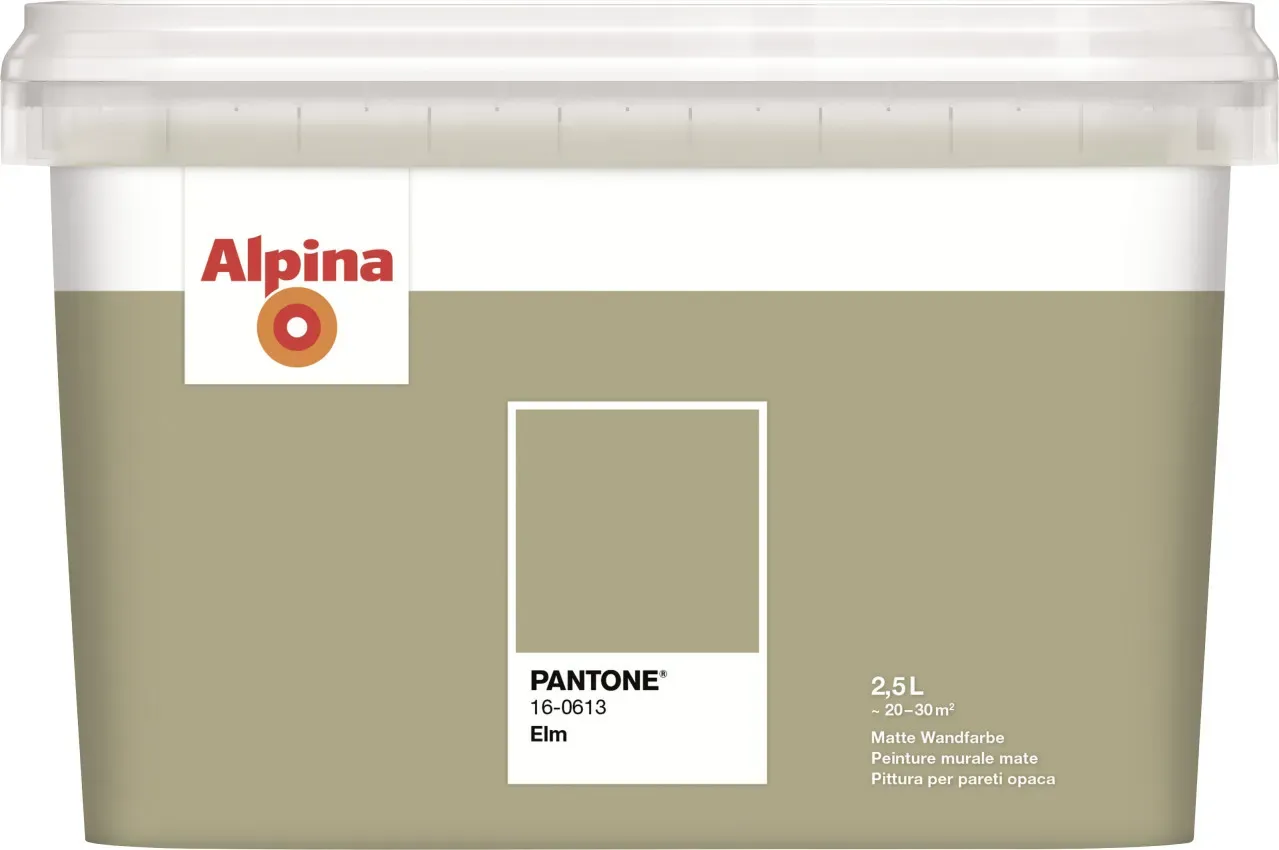 Wandfarbe Pantone Elm beige matt 2,5 l